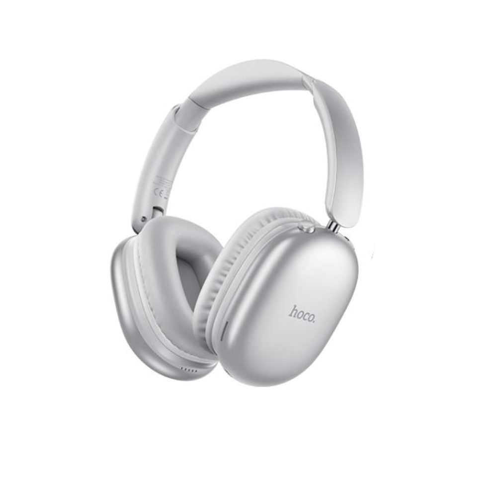 Wireless Hands Free Hoco W73 Graceful HiFi Audio v6.0 400mAh 45 Ώρες Ομιλίας AUX USB-C Ασημί | Bluetooth - shopin.gr