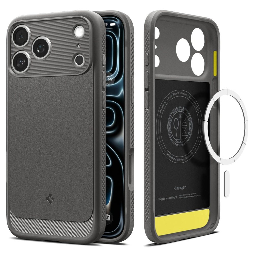 Θήκη Spigen Rugged Armor Magsafe για Apple iPhone 17 Pro Max Γκρι | Θήκες - shopin.gr