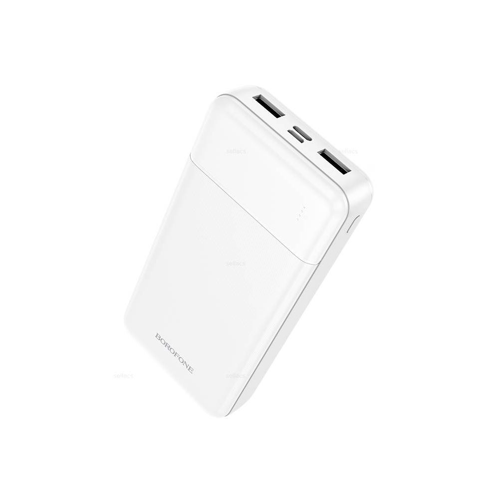 Power Bank Borofone BJ88A Clever 20000mAh 5V/2A με 4 Θύρες 1xUSB-C 2xUSB-A 1xMicroUSB και LED Ένδειξη Μπαταρίας Λευκό | Power Bank - shopin.gr