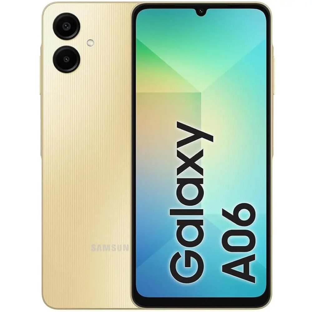 Samsung SM-A065 Galaxy A06 4G Non EU Dual Sim 6.7" 4GB/64GB Gold με 1 Χρόνο Εγγύηση απο Samsung Service | Smartphone - shopin.gr