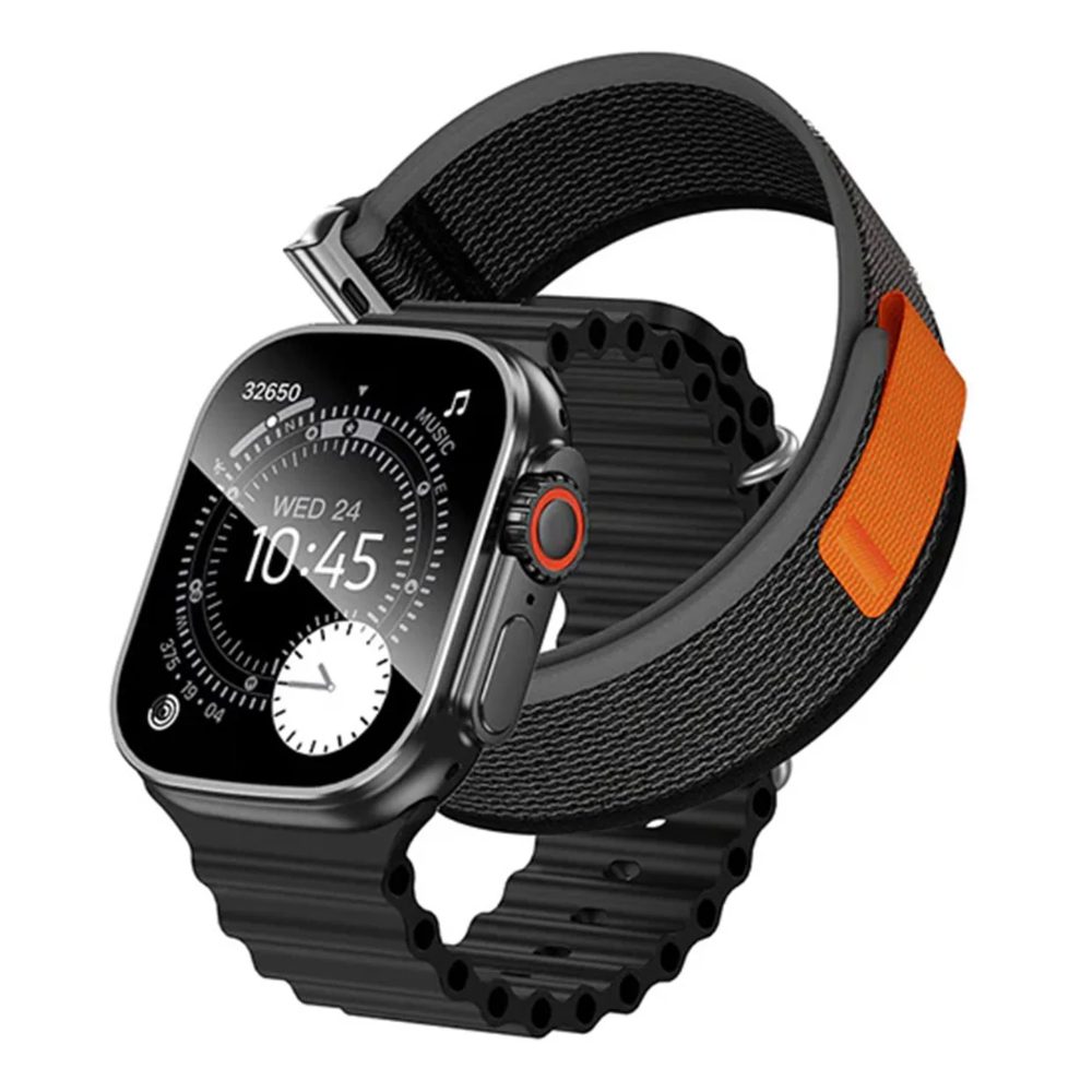 Smartwatch Hoco Y42 Ultra IP67 TFT Οθόνη 2.1" 260mAh v5.3 με Διάρκεια Μπαταρίας 5-7 Ημέρες Δυνατότητα Κλήσεων και Δεύτερο Λουράκι Μαύρο | Smartwatches - shopin.gr