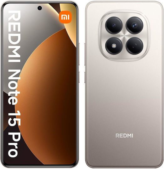XIAOMI REDMI NOTE 15 PRO  8GB/256GB TITANIUM | Shopin.gr