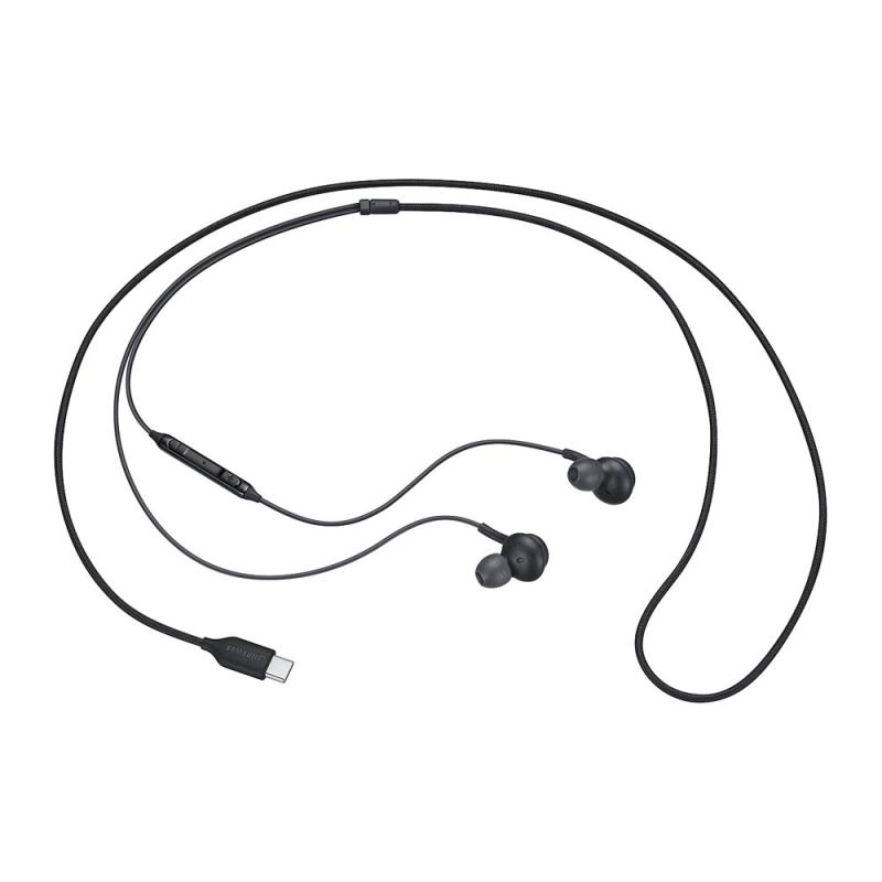 Hands Free Stereo Samsung EO-IC100BB USB C Μαύρο (Ασυσκεύαστο) | Shopin.gr