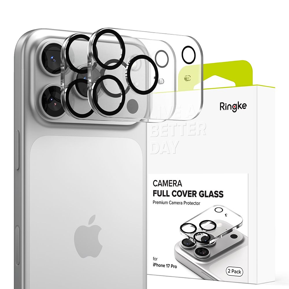 Προστασία Κάμερας Ringke Full Cover για Apple iPhone 17 Pro  Μαύρο 2 Τεμαχίων | Προστασία Κάμερας - shopin.gr