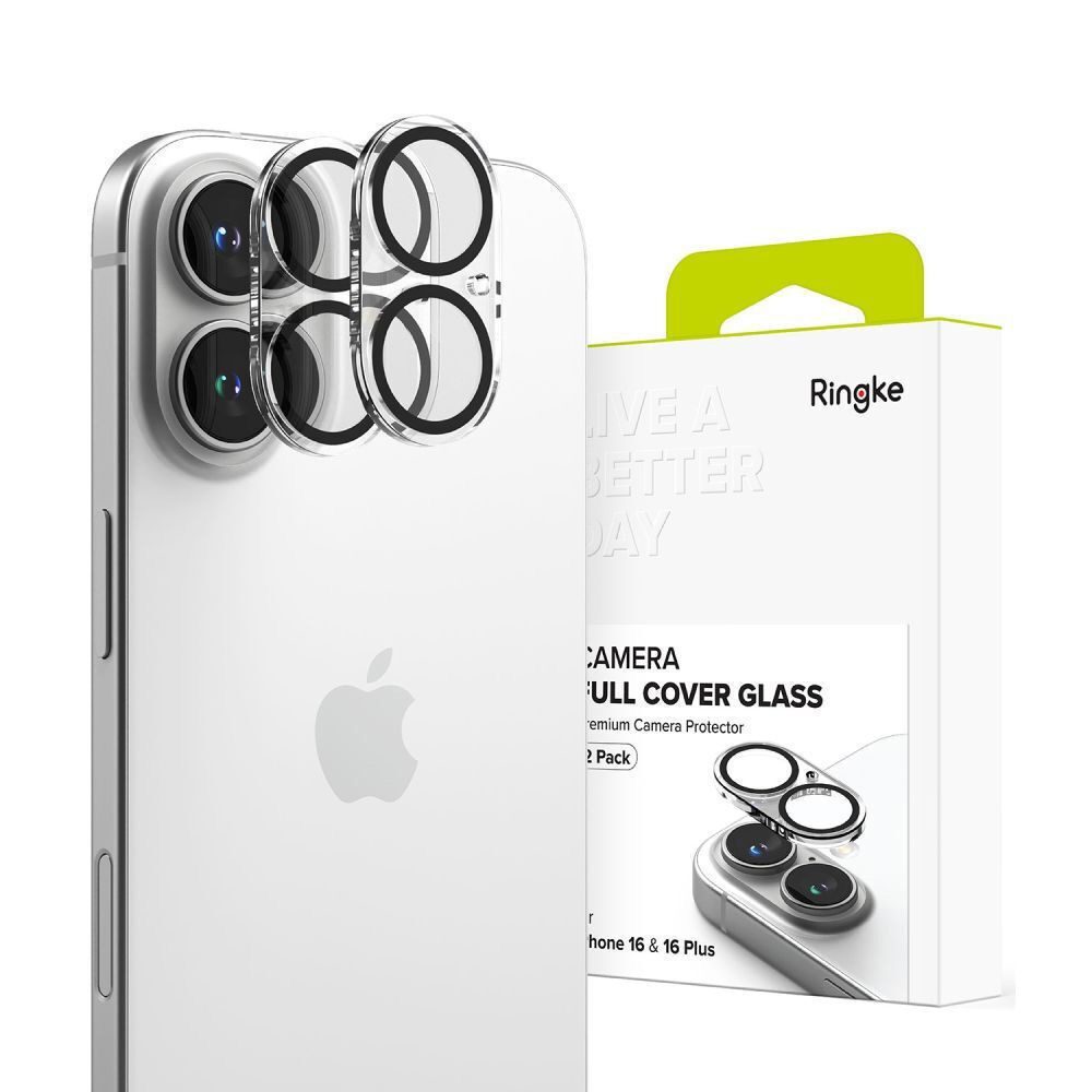 Προστασία Κάμερας Ringke για Apple iPhone 16 16 Plus Διάφανο 2 Τεμαχίων | Προστασία Κάμερας - shopin.gr