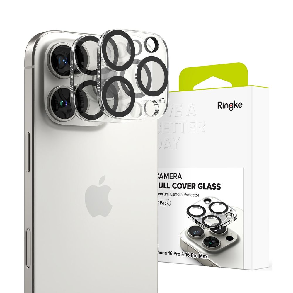 Προστασία Κάμερας Ringke για Apple iPhone 16 Pro 16 Pro Max Διάφανο 2 Τεμαχίων | Προστασία Κάμερας - shopin.gr