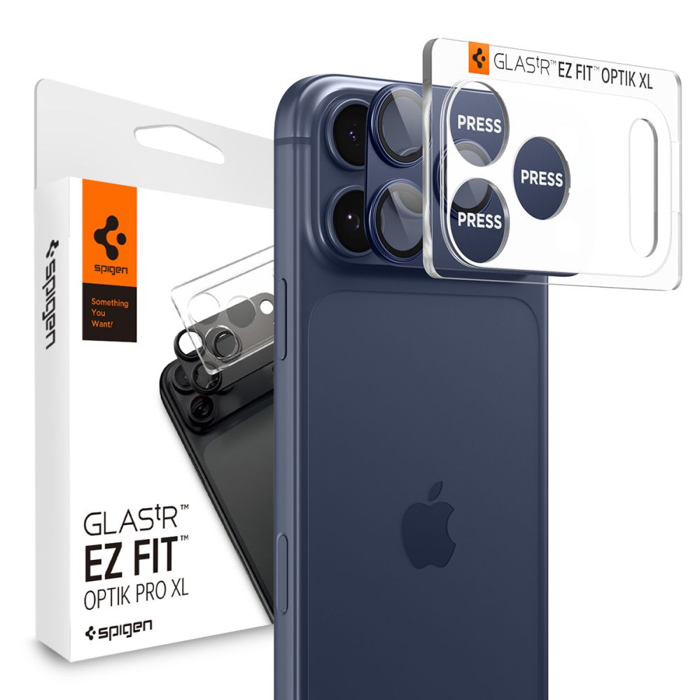 Προστασία Κάμερας Spigen Optik Pro XL Glass Ez Fit για Apple iPhone 17 Pro Max Μπλε | Προστασία Κάμερας - shopin.gr
