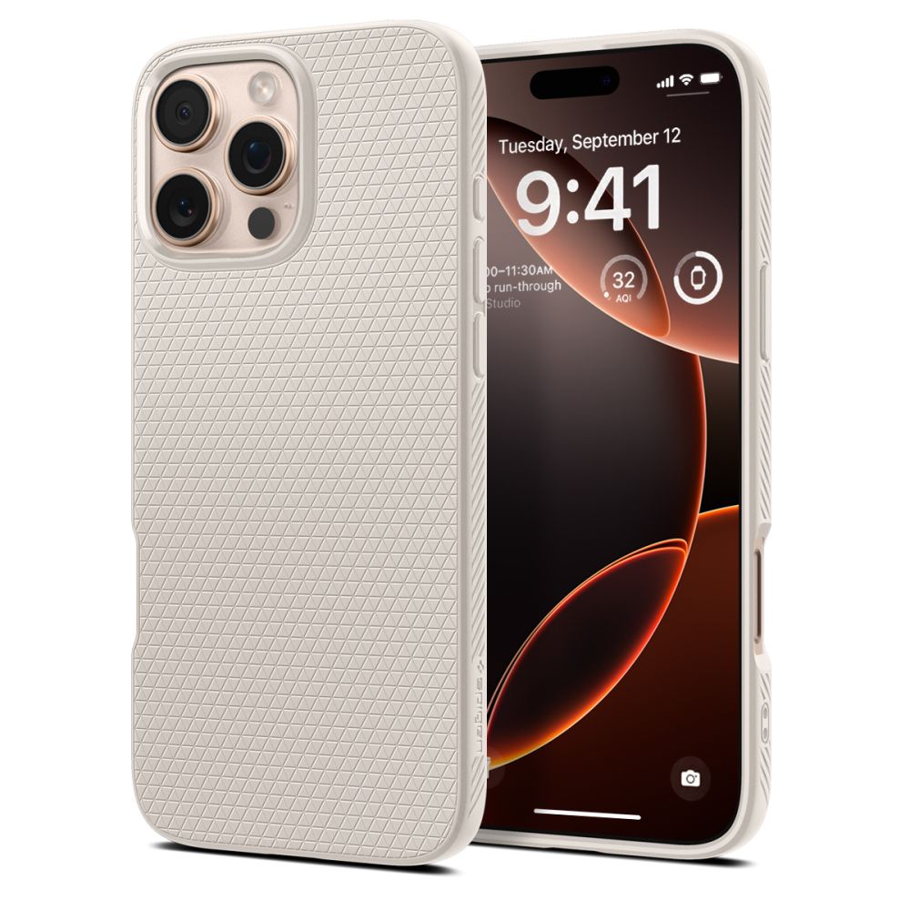 Θήκη Spigen Liquid Air για Apple iPhone 16 Pro Max Μπεζ | Θήκες - shopin.gr