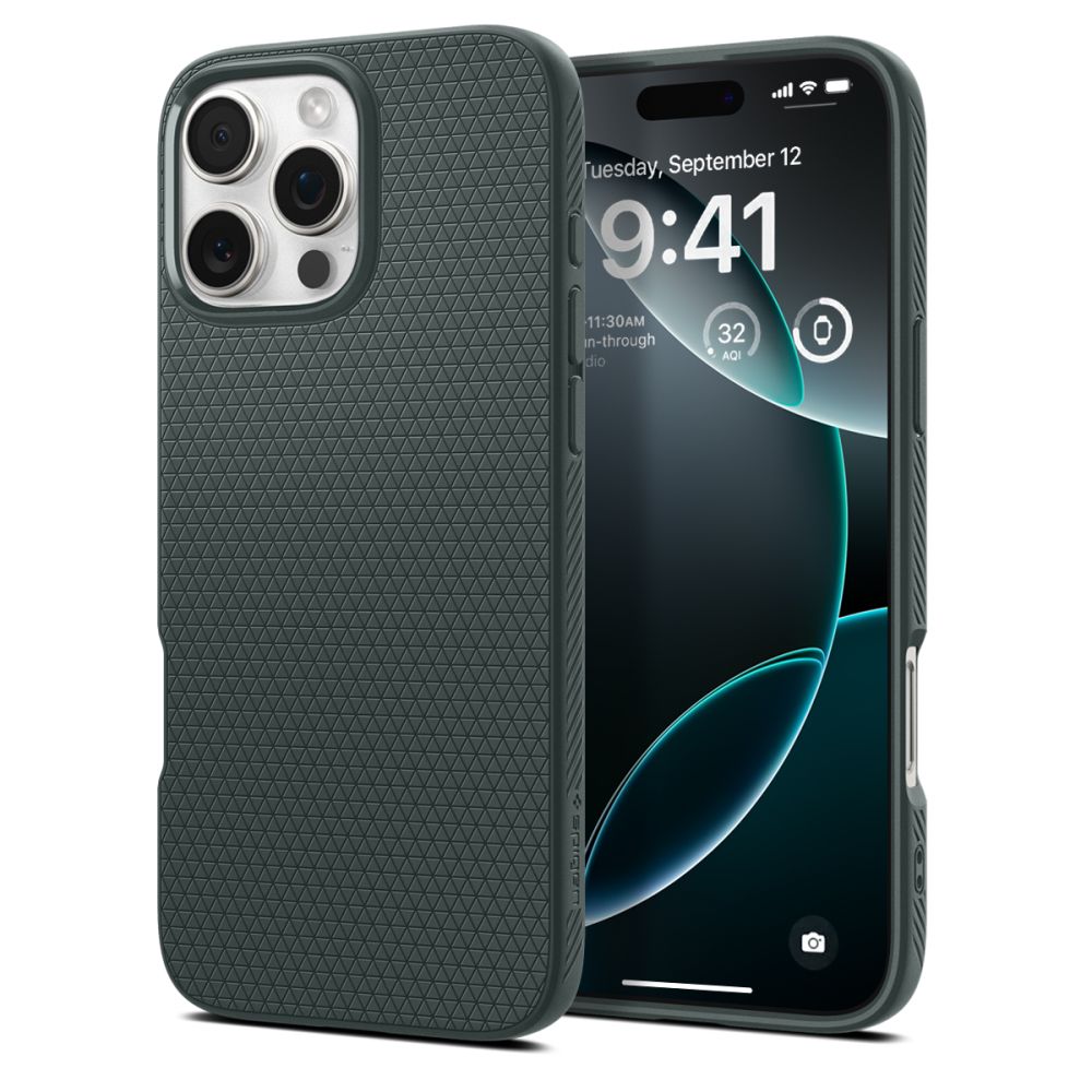 Θήκη Spigen Liquid Air για Apple iPhone 16 Pro Max Πράσινη | Θήκες - shopin.gr