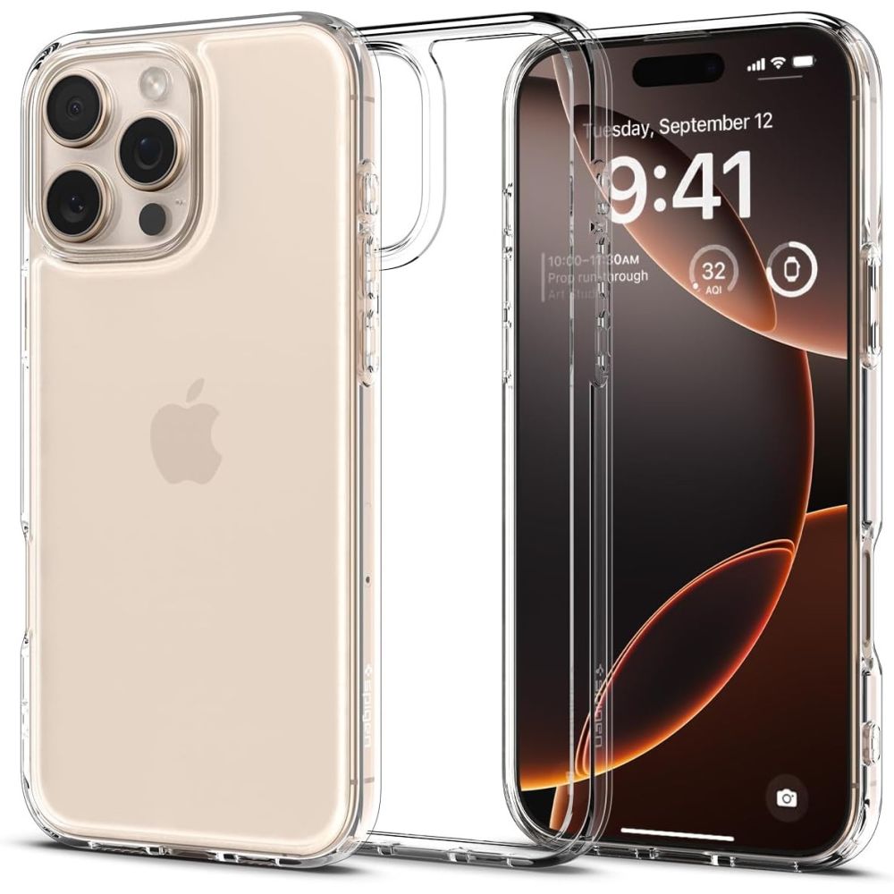 Θήκη Spigen Ultra Hybrid για Apple iPhone 16 Pro Max Διάφανη | Θήκες - shopin.gr