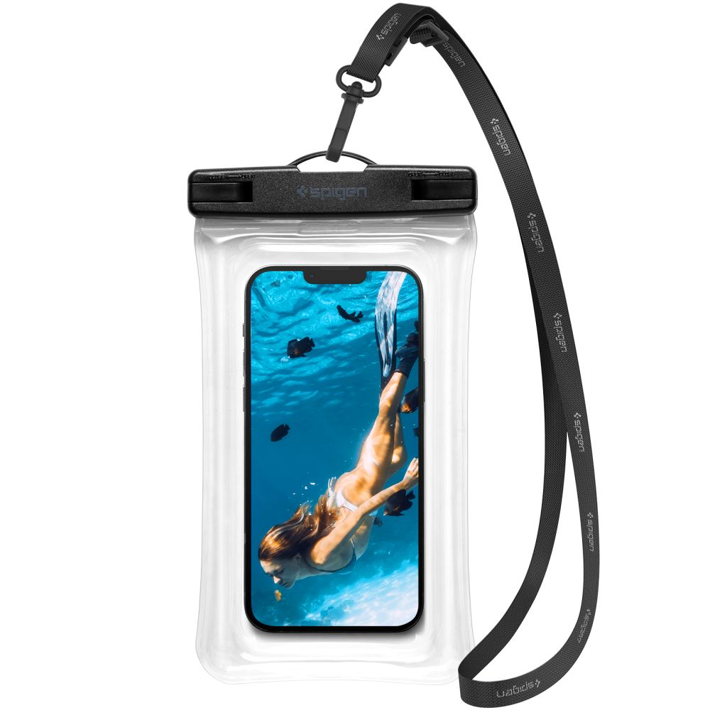 Θήκη Αδιάβροχη Spigen A610 IPX8 Floating Universal για Συσκευές εως 6.9" Διάφανη | Θήκες - shopin.gr