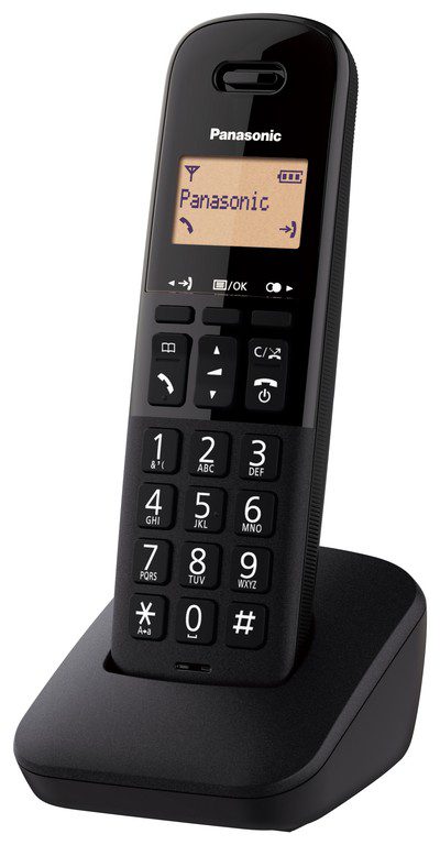 Ασύρματο Ψηφιακό Τηλέφωνο Panasonic KX-TGB610 EU Μαύρο με Πλήκτρο Αποκλεισμού Κλήσεων | Ασύρματα Τηλέφωνα - shopin.gr