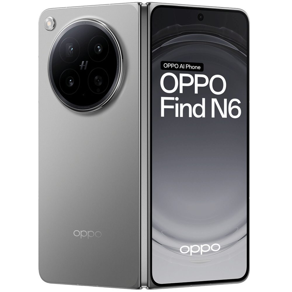 Oppo Find N6 5G Dual Sim 8.12" 16GB/512GB NFC IP58 Stellar Titanium | Smartphone - shopin.gr
