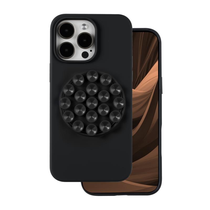 Θήκη Silicon & PC inos Apple iPhone 16 Pro Max με Suction Cup Μαύρο | Shopin.gr