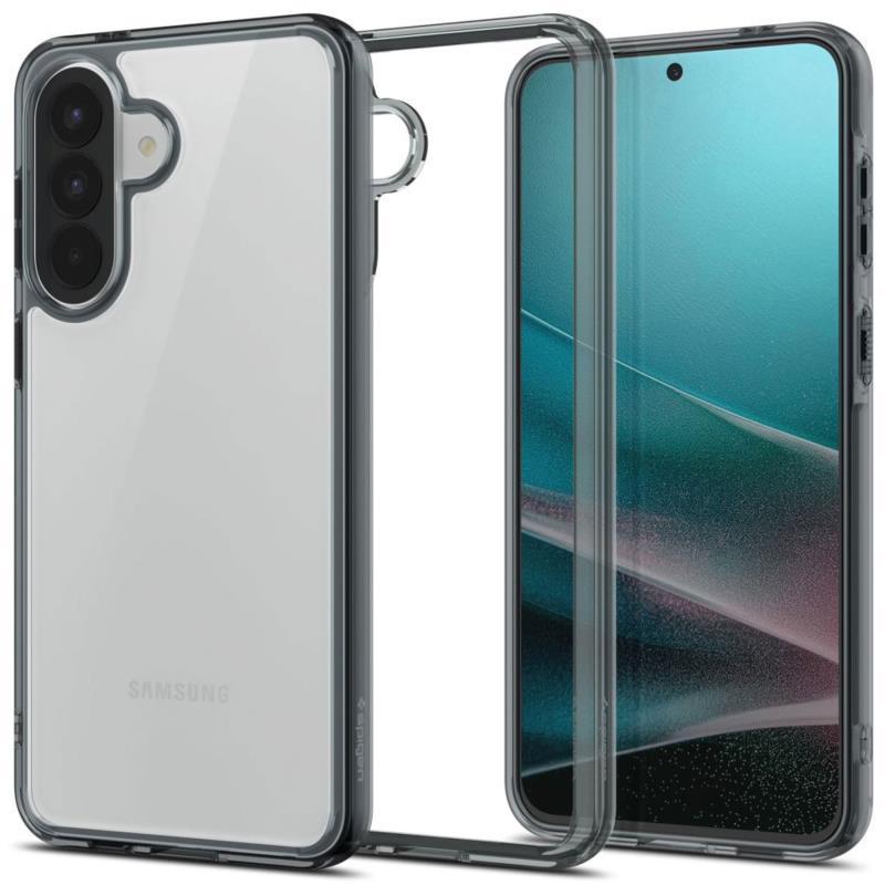 Θήκη TPU & PC Spigen Ultra Hybrid Samsung A576 Galaxy A57 5G Διάφανο Γκρι | Shopin.gr