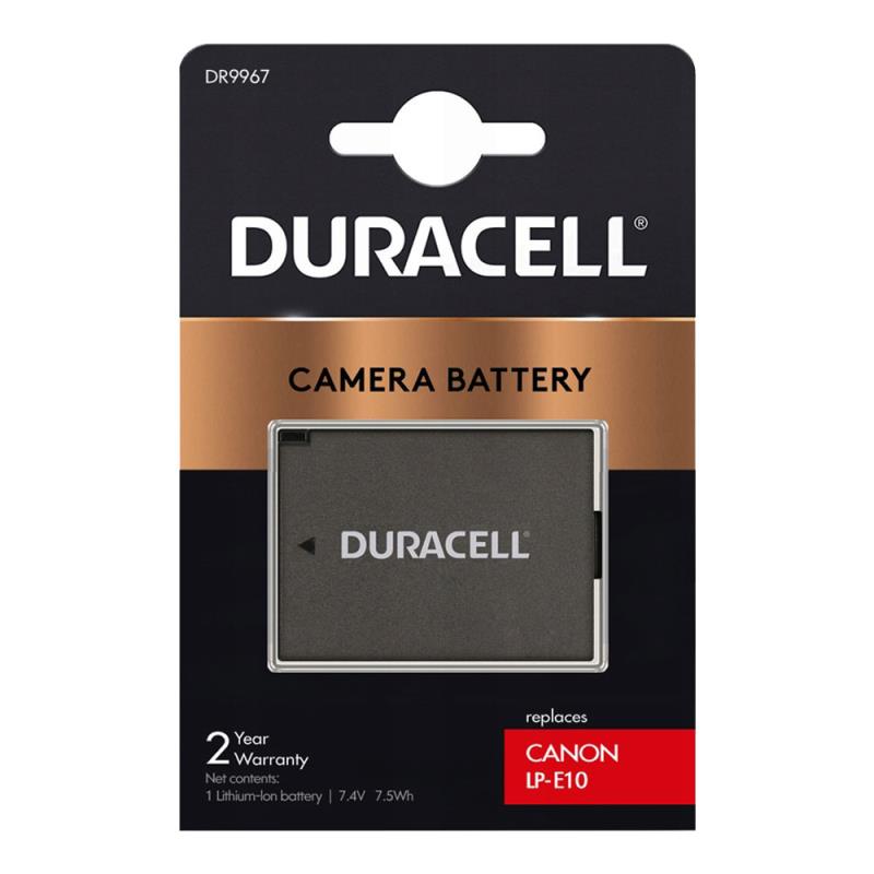 Μπαταρία Κάμερας Duracell DR9967 για Canon LP-E10 7.4V 1020 mAh (1 τεμ) Μπαταρία Κάμερας Duracell DR9967 για Canon LP-E10 7.4V 1020 mAh (1 τεμ) | Shopin.gr