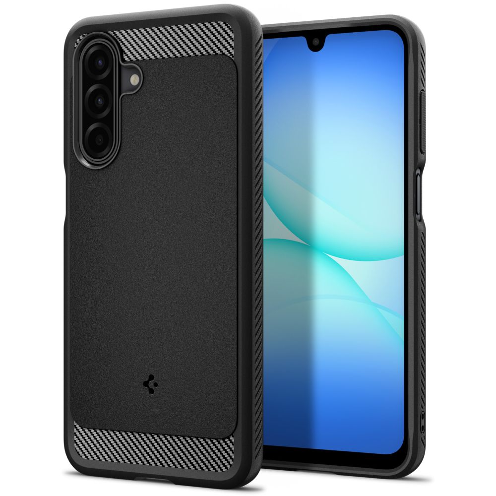Θήκη Spigen Rugged Armor για Samsung SM-A175 Galaxy A17 4G SM-A176 Galaxy A17 5G Ματ Μαύρη | Θήκες - shopin.gr