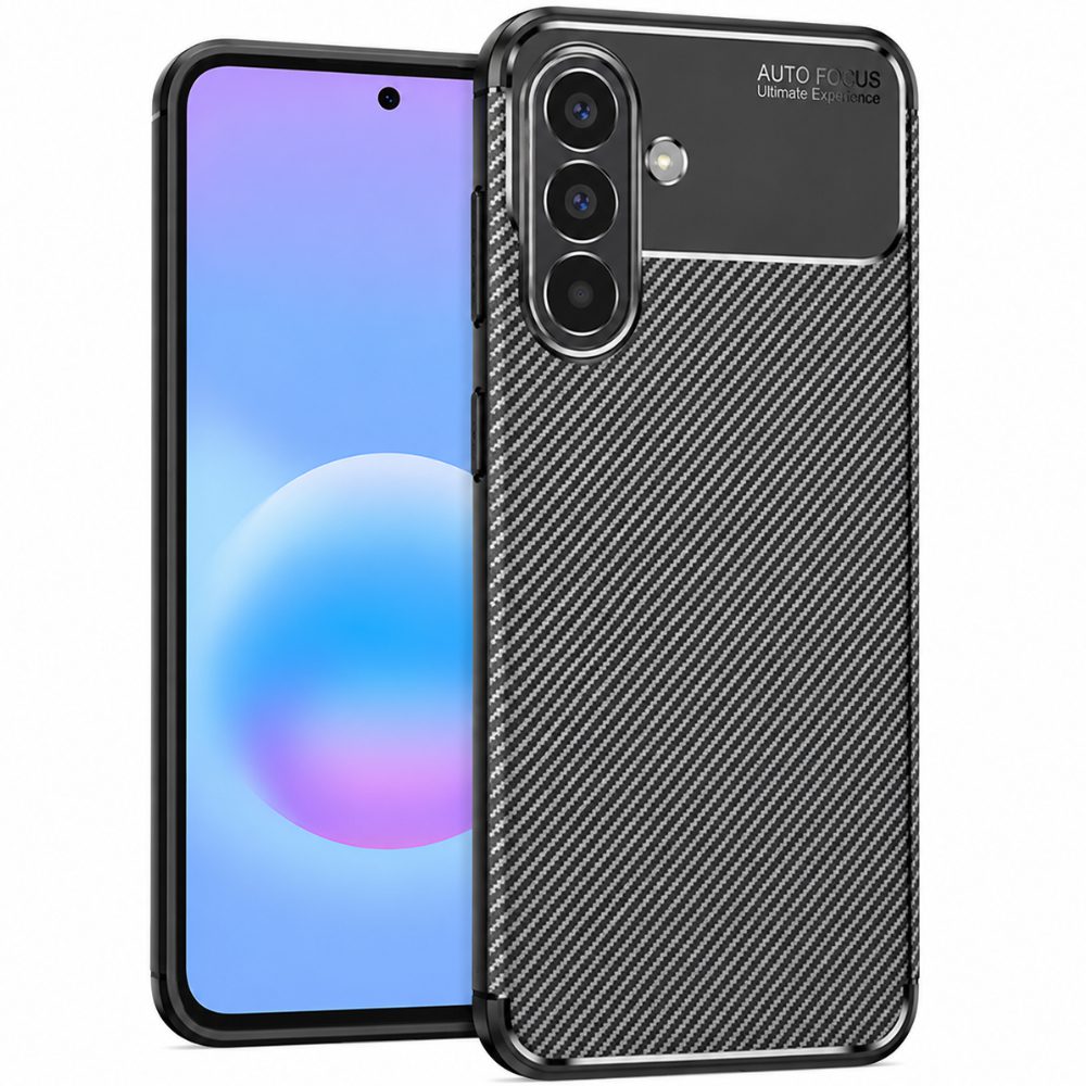 Θήκη Ancus AutoFocus Carbon Fiber για Samsung Galaxy A57 5G Μαύρη | Θήκες - shopin.gr