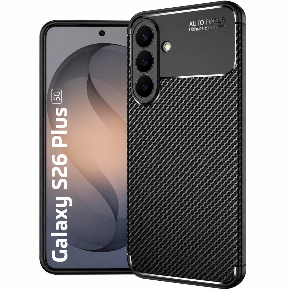 Θήκη Ancus AutoFocus Carbon Fiber για Samsung Galaxy S26+ 5G Μαύρη | Θήκες - shopin.gr