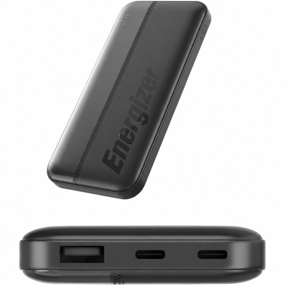Power Bank Energizer UE10050CC 10000mAh 15W με 2xUSB-C 1xUSB-A και LED Ένδειξη Μπαταρίας Μαύρο | Power Bank - shopin.gr