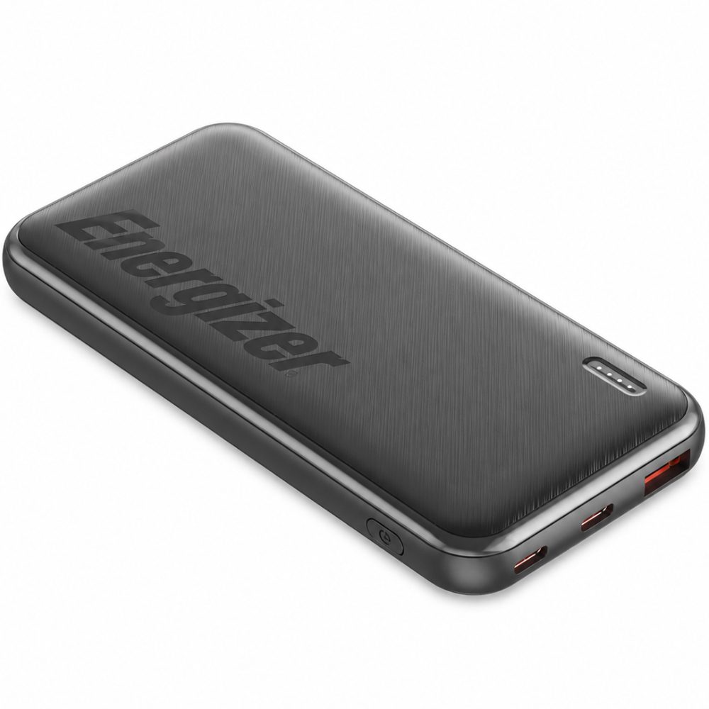 Power Bank Energizer UE10055PQ 10000mAh PD22.5W QC3.0 με 2xUSB-C 1xUSB-A και LED Ένδειξη Μπαταρίας Μαύρο | Power Bank - shopin.gr