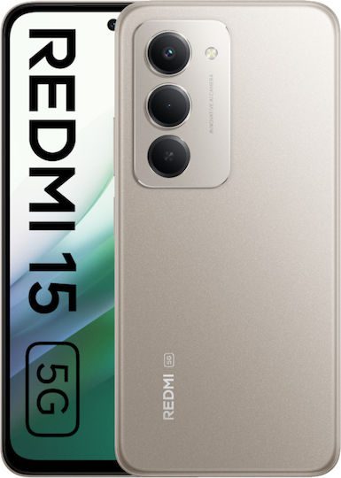 XIAOMI REDMI 15 5G  4GB/128GB TITANIUM | Shopin.gr