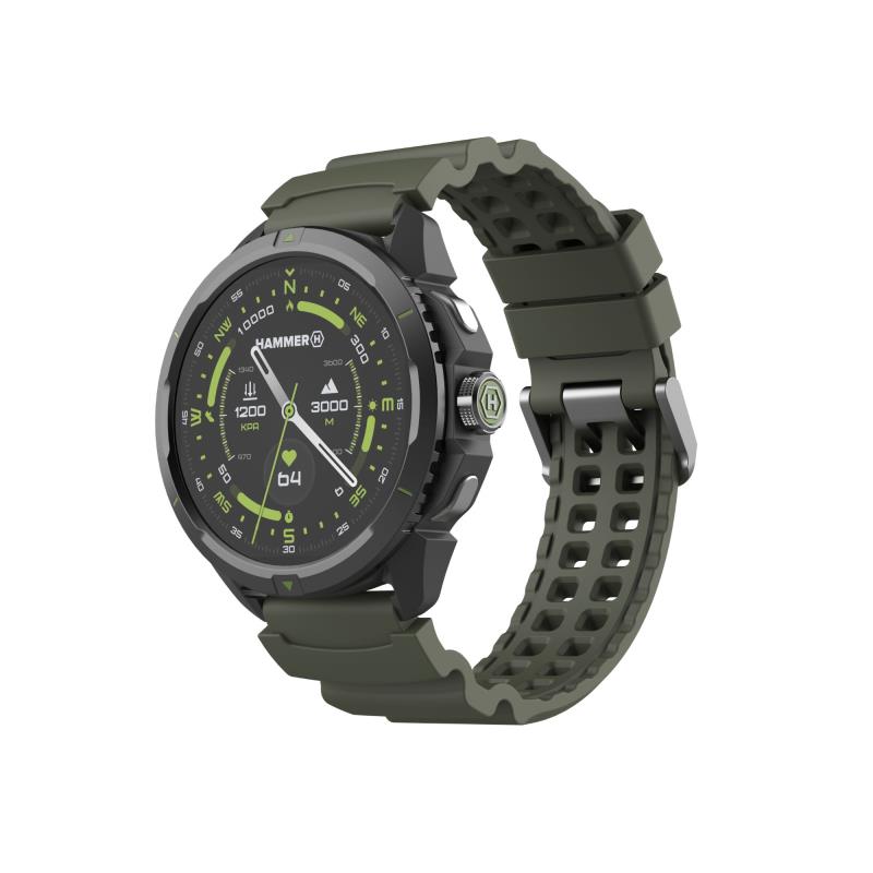 Smartwatch Hammer Watch 2 1.5" Military Edition Χακί | Shopin.gr