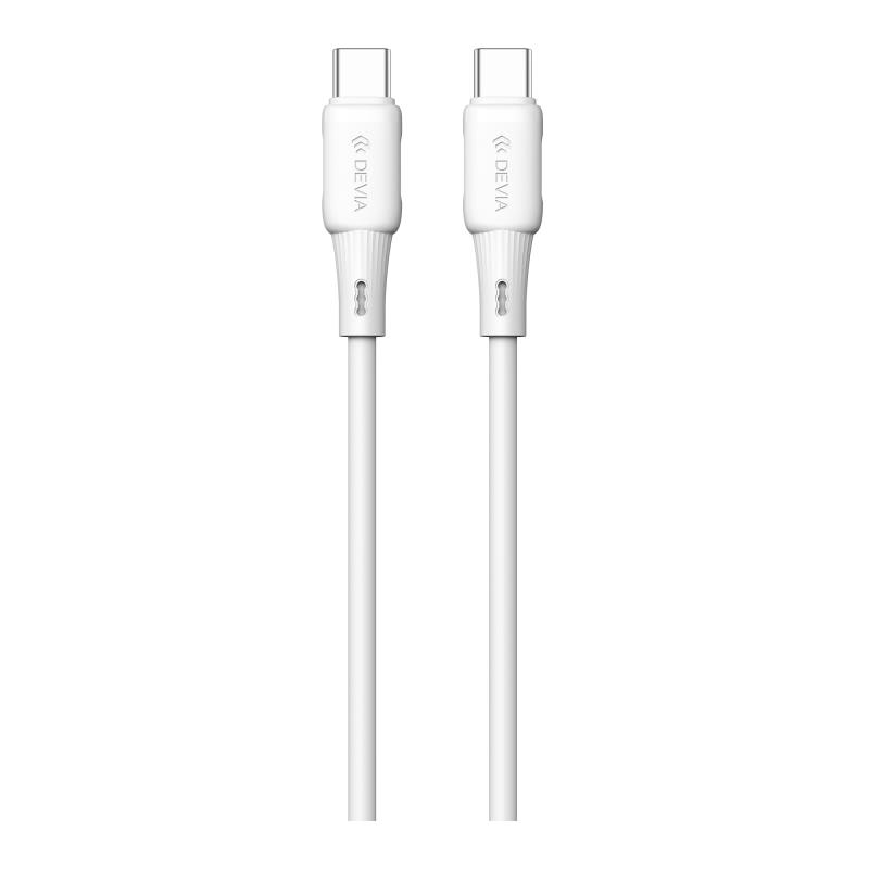 Καλώδιο Σύνδεσης USB 2.0 Devia EC632 USB C σε USB C 3A 60W Silicone Pro3 1m Λευκό Καλώδιο Σύνδεσης USB 2.0 Devia EC632 USB C σε USB C 3A 60W Silicone Pro3 1m Λευκό | Shopin.gr