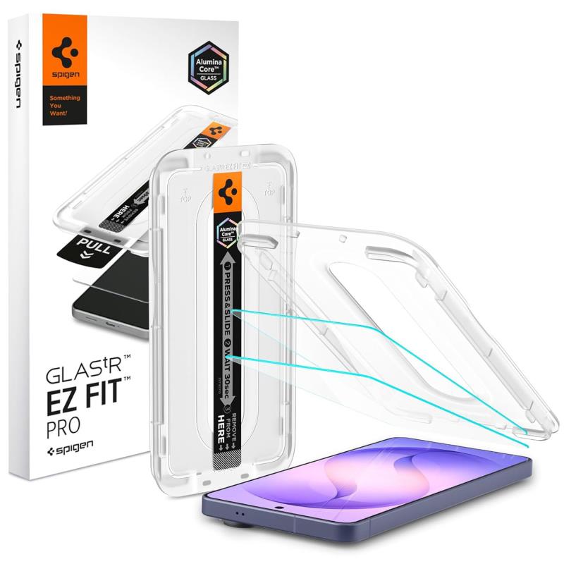 Tempered Glass Full Face Spigen Glas.tR EZ-FIT Pro AC Samsung Galaxy S26 Ultra 5G (2 τεμ.) | Shopin.gr