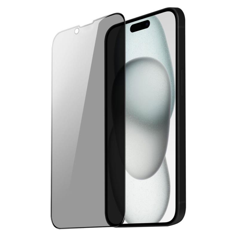 Tempered Glass Full Face Privacy Dux Ducis Apple iPhone 15 Plus Μαύρο (1 τεμ.) | Shopin.gr