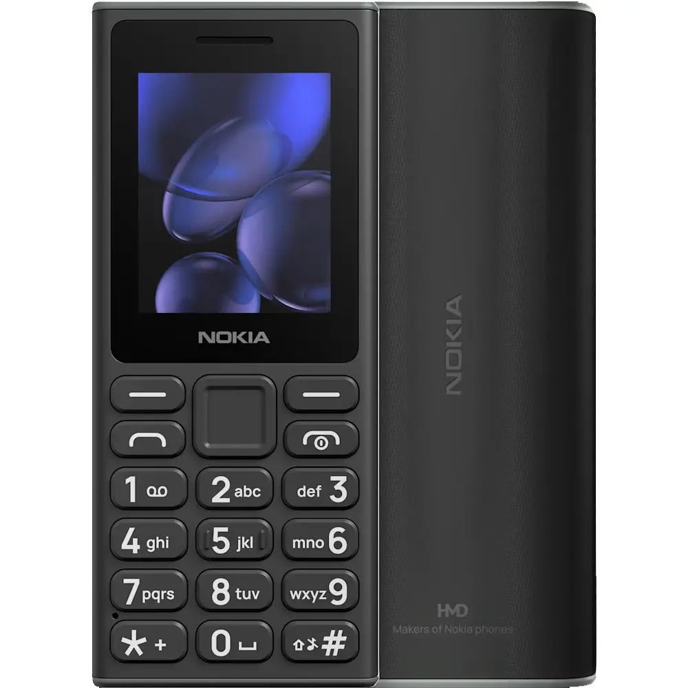 Nokia 105 (2024) Dual Sim 2" Μαύρο | Κινητά απλής χρήσης - shopin.gr