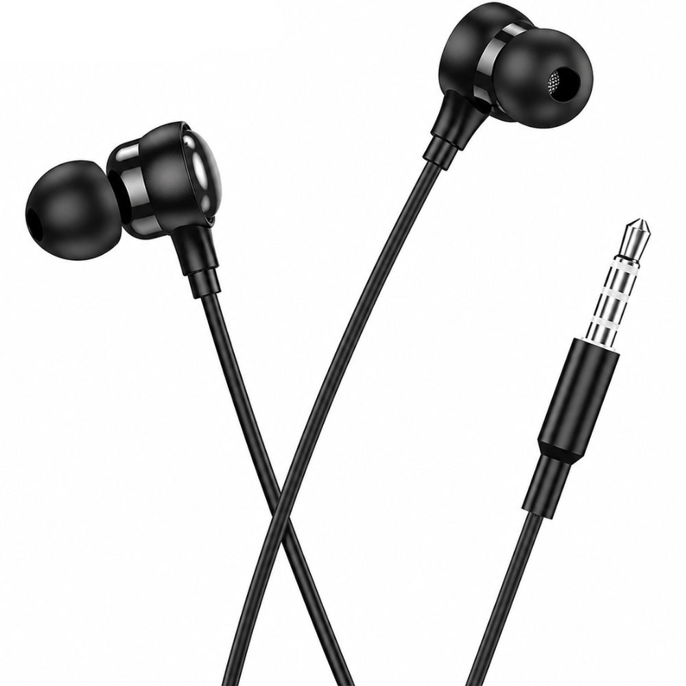 Hands Free Hoco M116 Benevolent με Μικρόφωνο 3.5mm Μαύρα 1.2m | Hands Free - shopin.gr