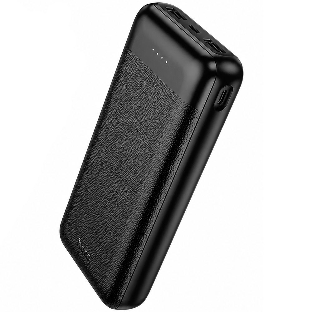 Power Bank Hoco J153A Stability 10W 20000mAh 2xUSB-A 1xUSB-C 1xMicroUSB και LED Ένδειξη Μπαταρίας Μαύρο | Power Bank - shopin.gr