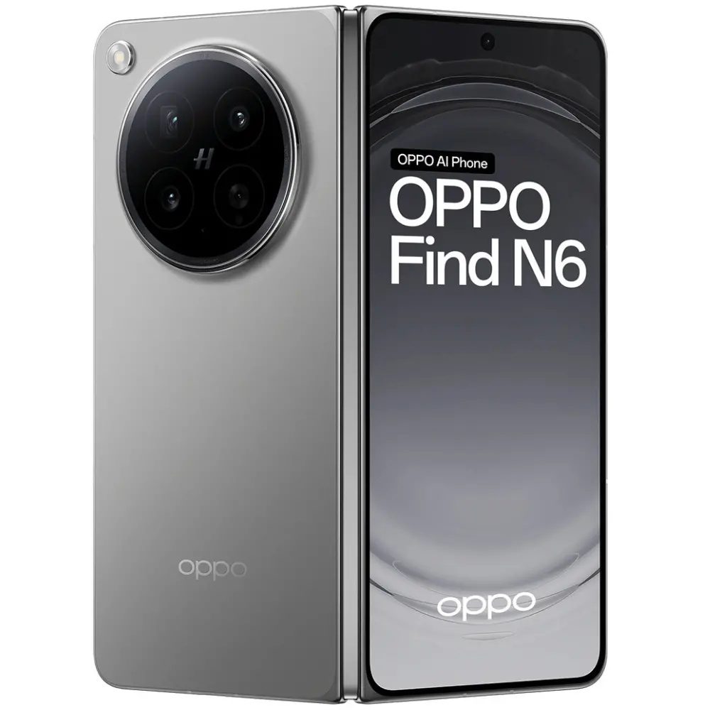Oppo Find N6 5G Dual Sim 8.12" 16GB/512GB NFC IP58 Stellar Titanium | Smartphone - shopin.gr