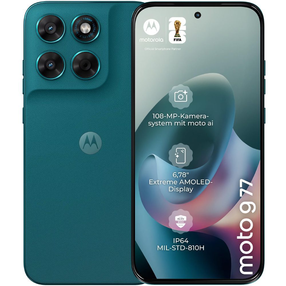 Motorola Moto G77 5G Dual Sim 6.78" 8GB/256GB NFC IP64 Shaded Spruce | Smartphone - shopin.gr