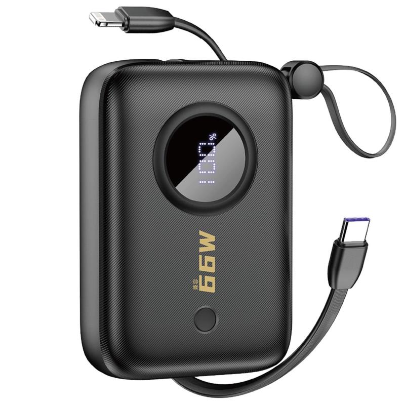 Φορτιστής Ανάγκης Dudao K14 22.5W 10000mAh PD με 2 Ενσωματωμένα Καλώδια Μαύρο Φορτιστής Ανάγκης Dudao K14 22.5W 10000mAh PD με 2 Ενσωματωμένα Καλώδια Μαύρο | Shopin.gr
