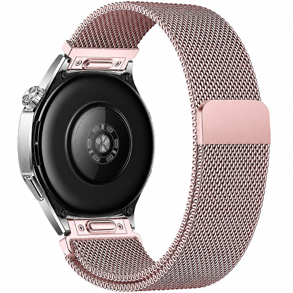 Watchband Hoco WH28 Pretty Series Steel Strap για Samsung Huawei Xiaomi Vivo OPPO κα 22mm Universal Ροζ | Αξεσουάρ Wearables - shopin.gr