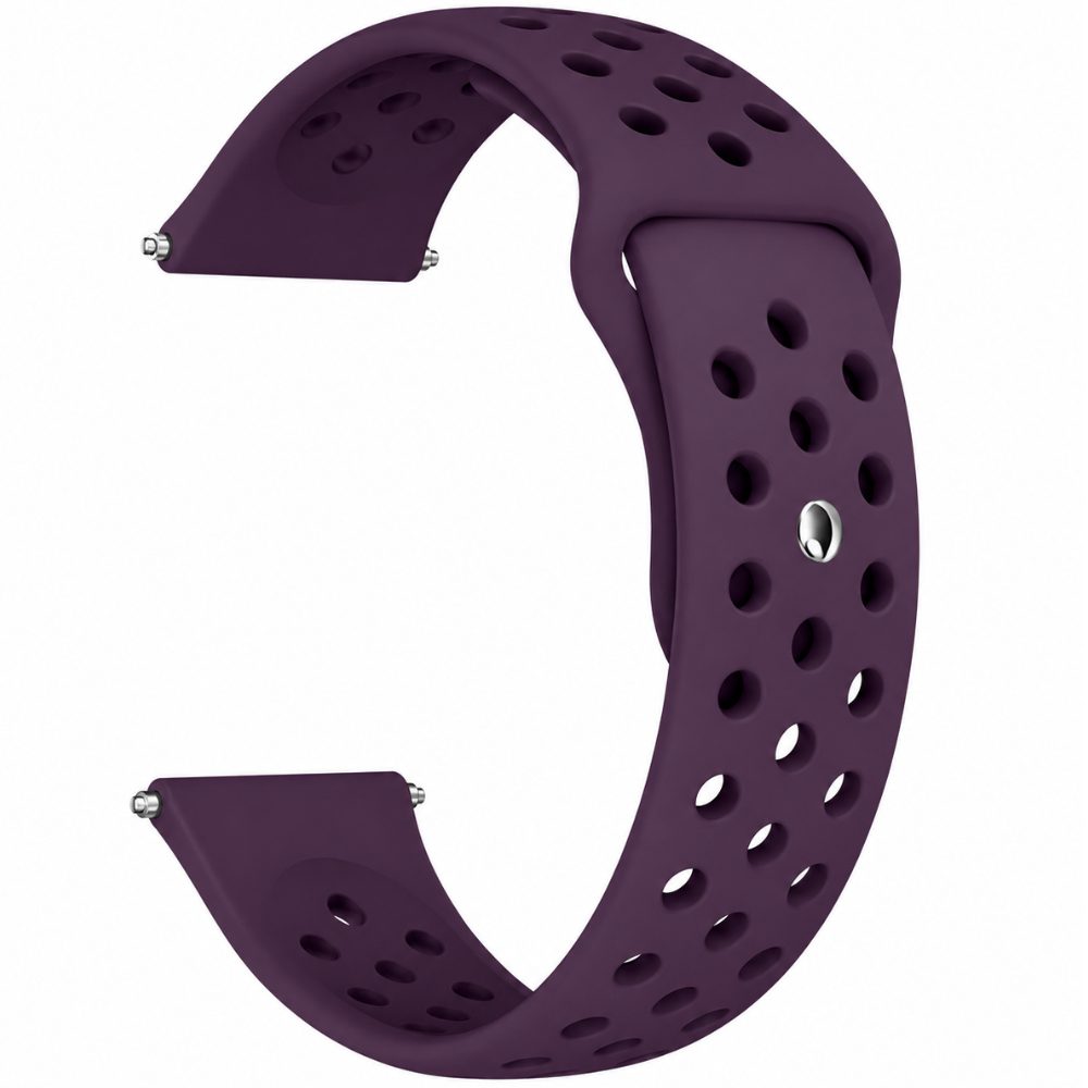 Watchband Hoco WH25 Flexible Series για Samsung Huawei Xiaomi Vivo OPPO κα 22mm Universal Μωβ Silicon Strap | Αξεσουάρ Wearables - shopin.gr