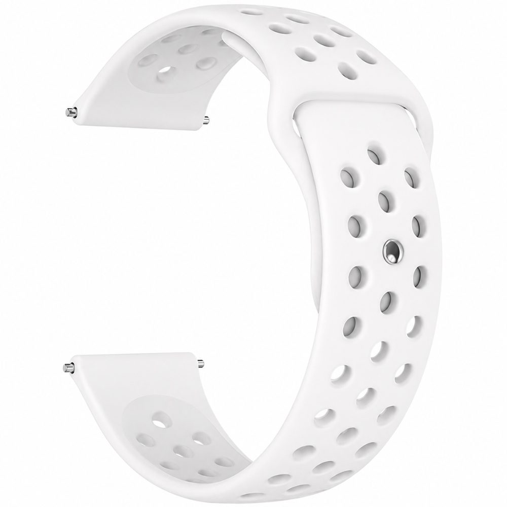 Watchband Hoco WH25 Flexible Series για Samsung Huawei Xiaomi Vivo OPPO κα 22mm Universal Λευκό Silicon Strap | Αξεσουάρ Wearables - shopin.gr