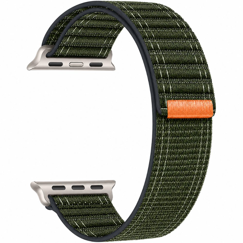 Watchband Hoco WA42 Fabric Series 44/45/46/49mm Nylon Strap για Apple Watch series 1/2/3/4/5/6/7/8/9/se/ultra1/ultra2 Χακί | Αξεσουάρ Wearables - shopin.gr