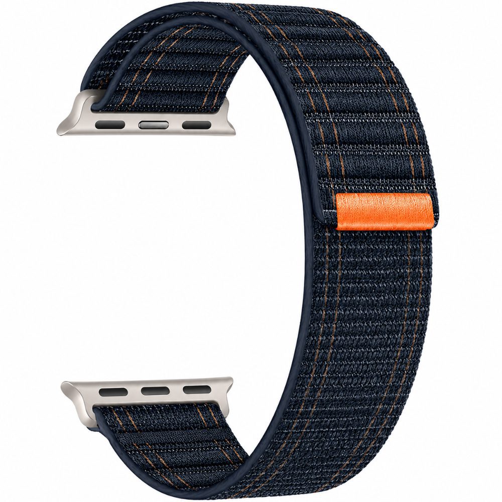Watchband Hoco WA42 Fabric Series 44/45/46/49mm Nylon Strap για Apple Watch series 1/2/3/4/5/6/7/8/9/se/ultra1/ultra2 Σκούρο Μπλε | Αξεσουάρ Wearables - shopin.gr