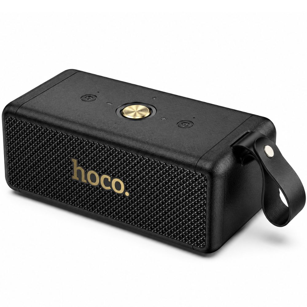 Φορητό Ηχείο Wireless Hoco HT1 Pro Marquis v5.4 TWS 16W 2400mAh FM MicroSD USB AUX Μαύρο | Φορητά Ηχεία - shopin.gr