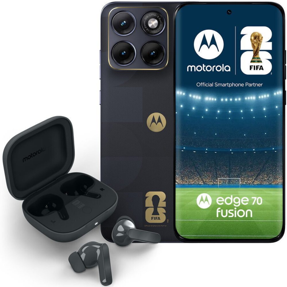 Motorola Edge 70 Fusion 5G Dual Sim 6.78" 8GB/256GB NFC IP68 Pantone Silhouette FIFA Edition + Moto Buds | Smartphone - shopin.gr