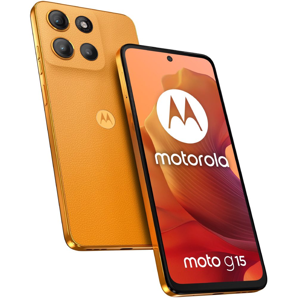 Motorola Moto G15 4G Dual Sim 6.72" 8GB/128GB NFC IP54 Sunrise Orange | Smartphone - shopin.gr