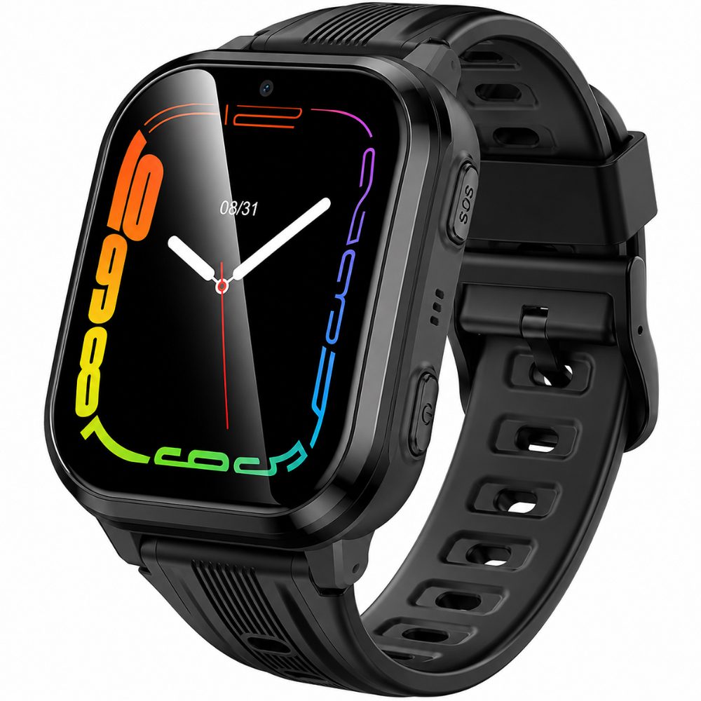 Kids Smartwatch Hoco Y108 4G 730mAh 1.69” LCD με GPS IPX7 και Δυνατότητα Κλήσεων Μαύρο | Smartwatches - shopin.gr