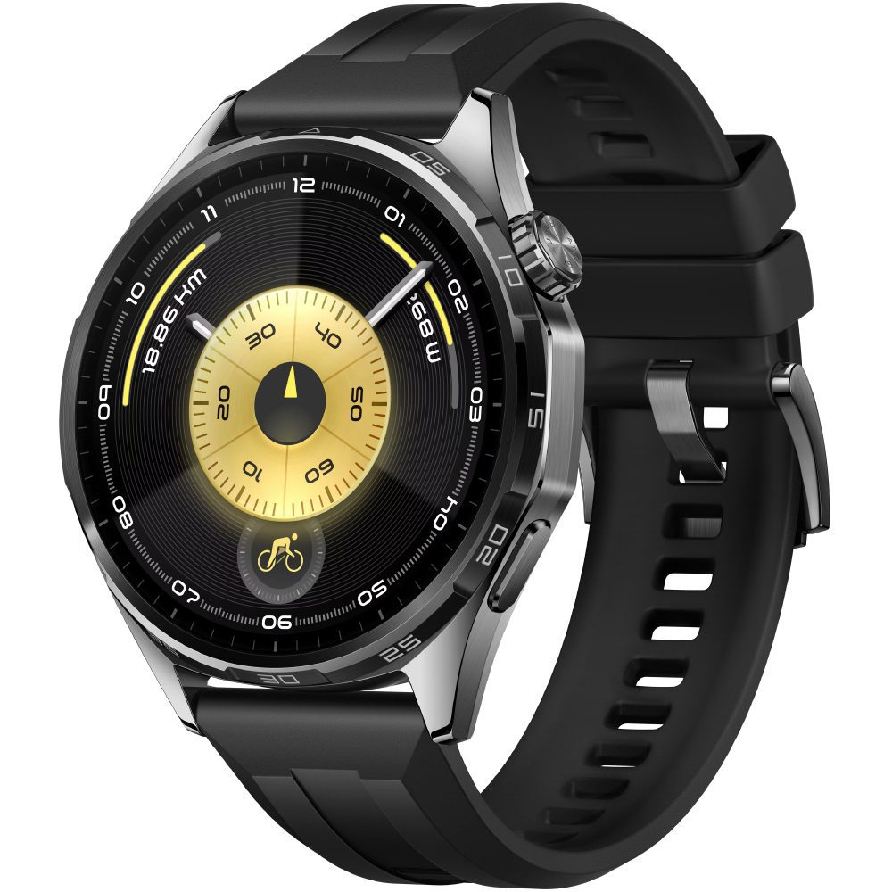 Huawei Watch GT6 1.47" AMOLED GPS NFC 5ATM με Δυνατότητα Κλήσεων Black | Smartwatches - shopin.gr