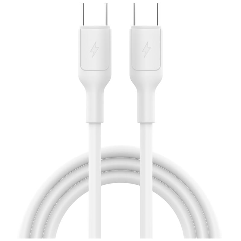 Καλώδιο Σύνδεσης USB 2.0 inos UltraCon USB C σε USB C 100W 1m Λευκό | Shopin.gr