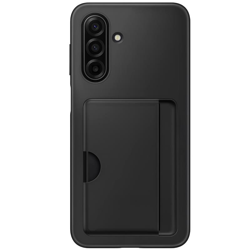 Θήκη Σιλικόνης Samsung EF-OA176TBE A176 Galaxy A17 5G με Card Slot Μαύρο | Shopin.gr
