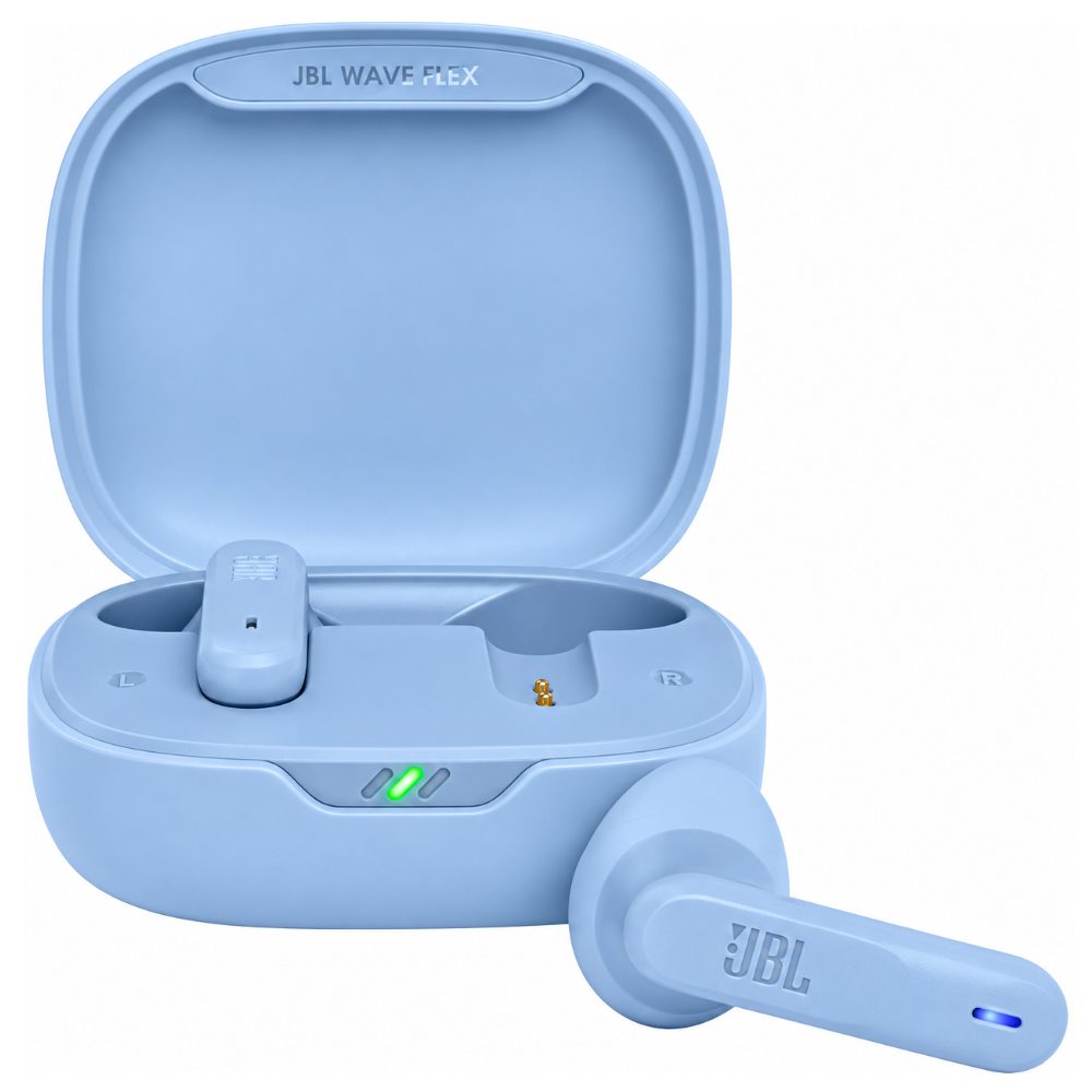 Wireless Hands Free JBL Wave Flex  Earbud με Voice Aware έως 32 Ώρες Λειτουργίας BT v5.2 IP54 Blue | Bluetooth - shopin.gr