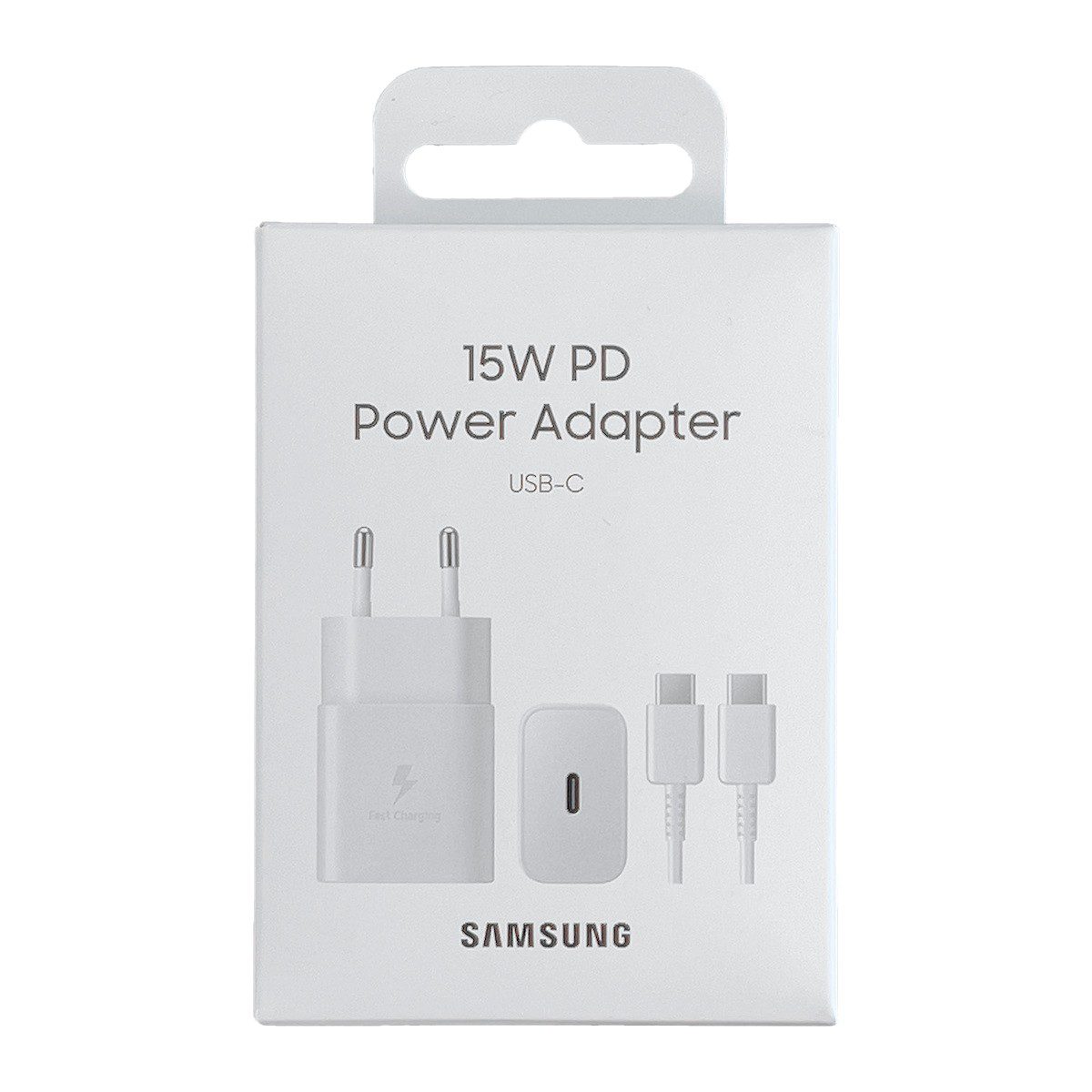 Φορτιστής Ταξιδίου Samsung Fast Charging EP-T1510XWEGEU 15W με Καλώδιο USB-C σε USB-C Λευκό | Φορτιστές - shopin.gr
